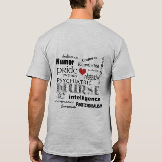 Camiseta Nube psiquiátrica de la Orgullo-Palabra de la