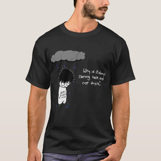 Camiseta Nube triste con el logotipo (Anverso)