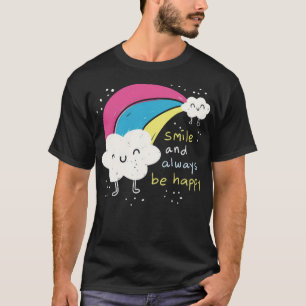 Camiseta Nube y arco iris