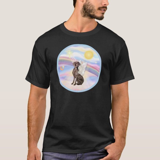 Camiseta Nubes - Ángel Weimaraner (Anverso)