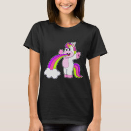 Camiseta Nubes arcoiris de Unicornio