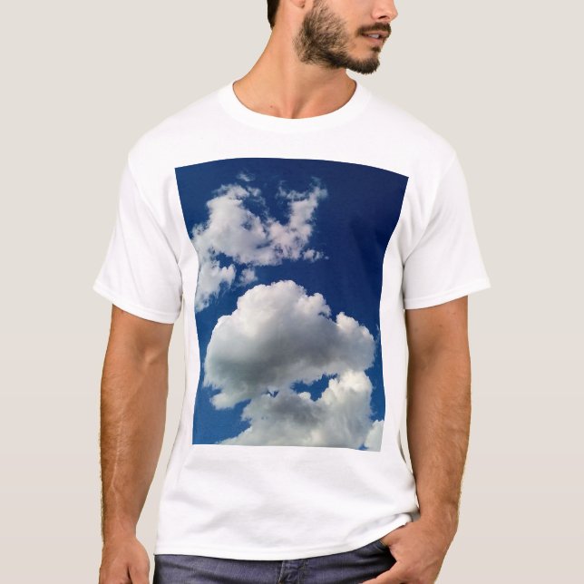 Camiseta Nubes blandas grandes (Anverso)