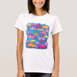 Camiseta Nubes de Algodón de Azúcar Gráfico