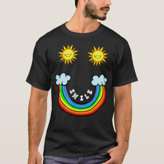 Camiseta Nubes de arcoiris sonrisa sonrisa Ropa Accesorios