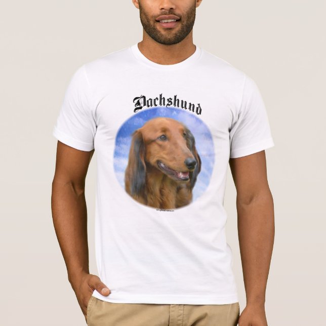 Camiseta Nubes de Dachshund (Anverso)
