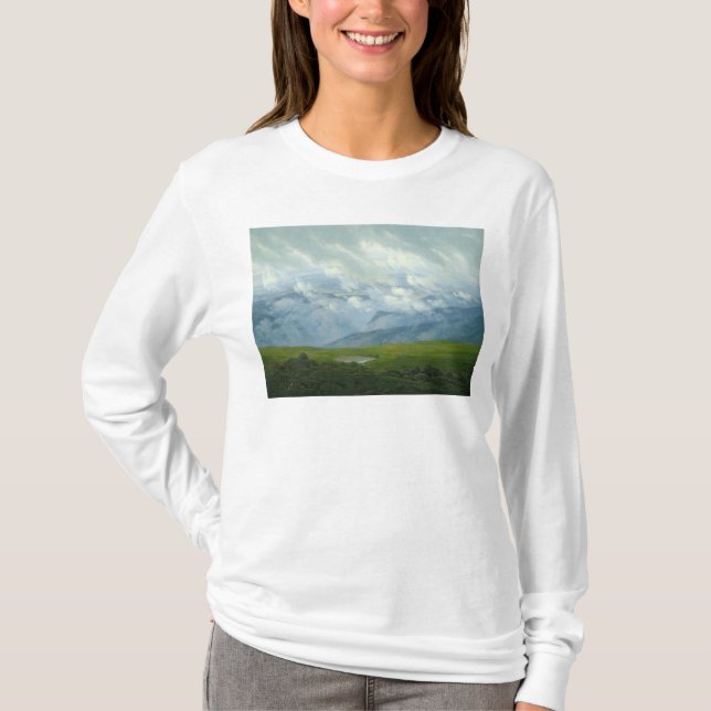 Camiseta Nubes de deriva (Anverso)