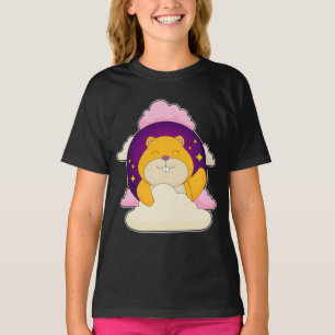 Camiseta Nubes de estrellas nocturnas de Hamster