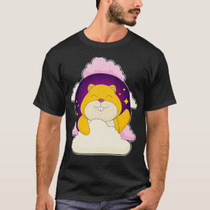 Camiseta Nubes de estrellas nocturnas de Hamster