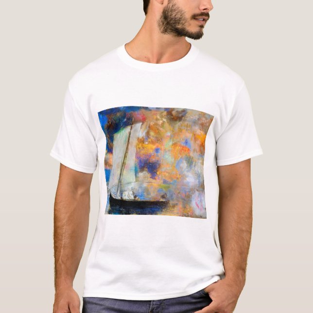Camiseta Nubes de flores, Redon (Anverso)