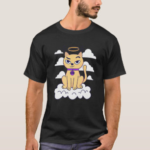 Camiseta nubes de gatos dios lindo