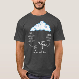 Camiseta Nubes De Hombres Mayormente Fabricadas Con Linu Y 