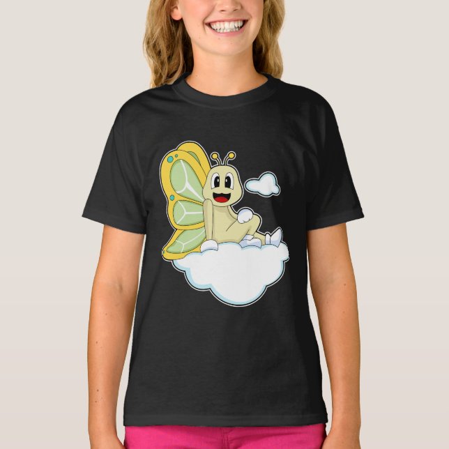 Camiseta Nubes de mariposa (Anverso)