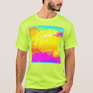 Camiseta Nubes de moda y sin tiempo adornan el arte