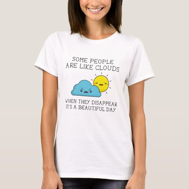 Camiseta Nubes de Personas (Anverso)