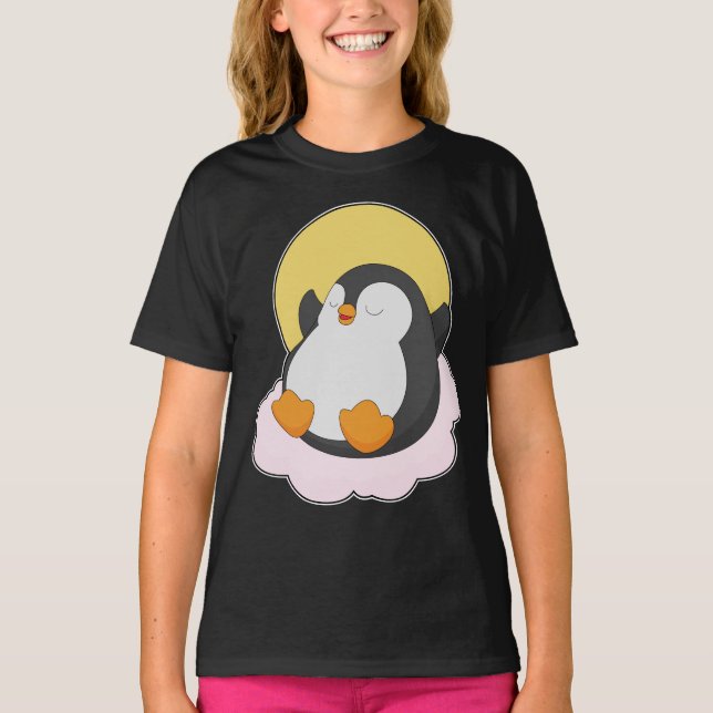Camiseta Nubes de pingüino (Anverso)
