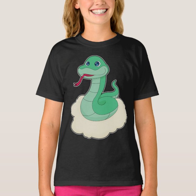 Camiseta Nubes de serpientes (Anverso)