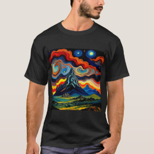 Camiseta Nubes de tormenta sobre montañas 4