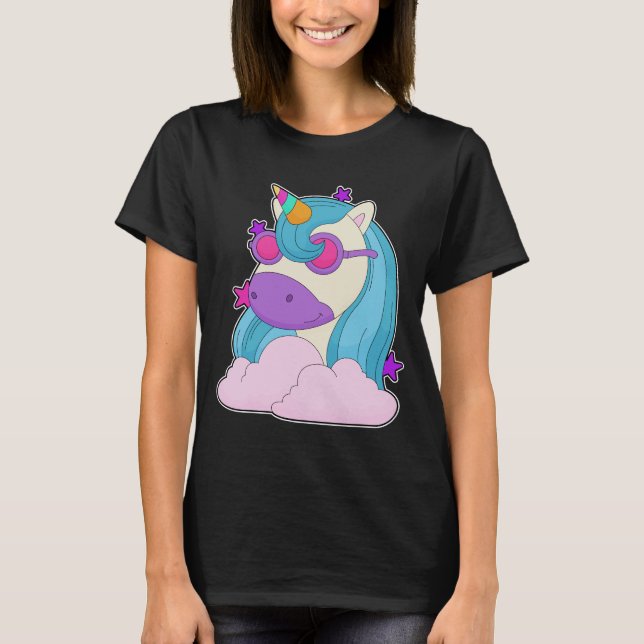 Camiseta Nubes de Unicornio (Anverso)
