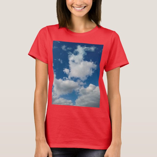 Camiseta Nubes en el cielo (Anverso)