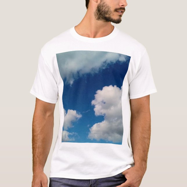 Camiseta Nubes esponjosas y suaves (Anverso)