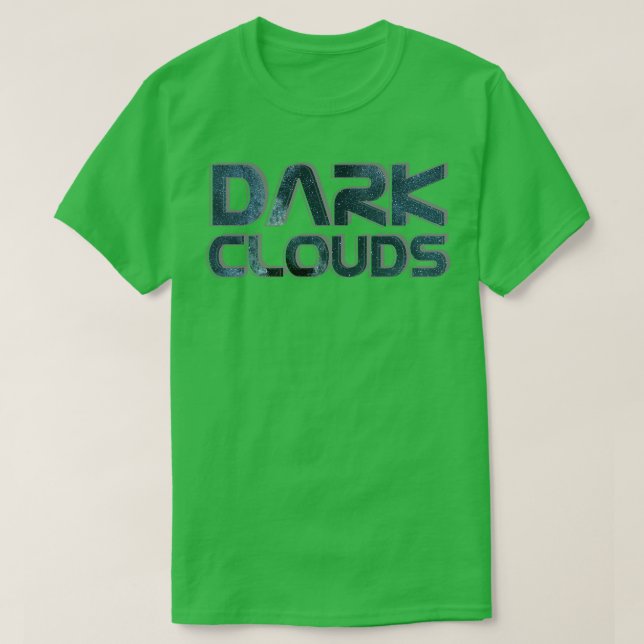 Camiseta Nubes oscuras (Diseño del anverso)