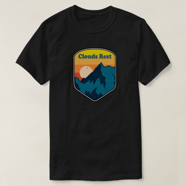 Camiseta Nubes Rest Mountain Yosemite Sunrise (Diseño del anverso)