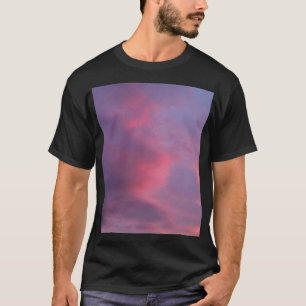 Camiseta Nubes Rosadas Azules