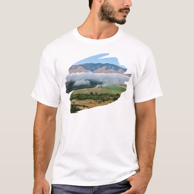 Camiseta Nubes sobre el río Flathead (Anverso)