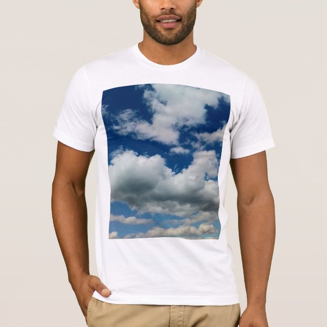 Camiseta Nubes suaves de verano (Anverso)