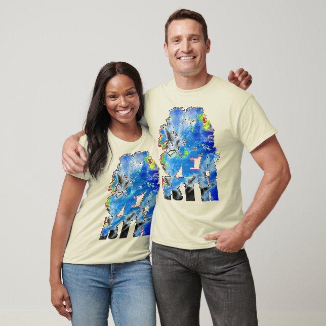 Camiseta Nubes Tenues - Azul (Unisexo)