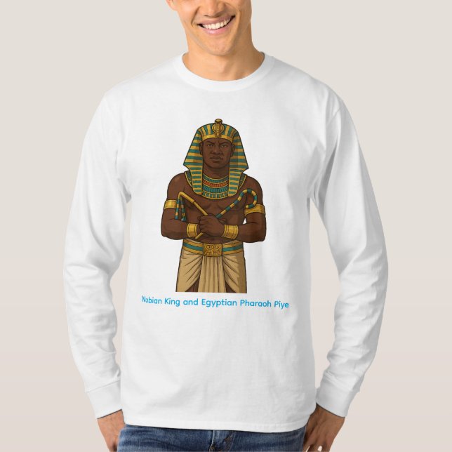 Camiseta nubia y faraón piye (Anverso)