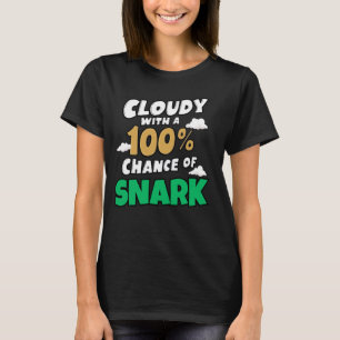 Camiseta Nublada 100 posibilidades de humor negro de meteor