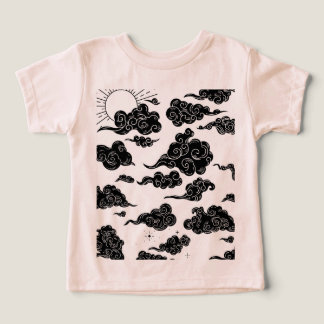 CAMISETA NUBLADA Y AHUMADA PARA NIÑOS PEQUEÑOS