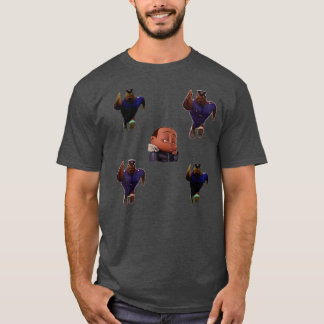 Camiseta Nublado Con Una Posibilidad De Pegatina De Bolas D