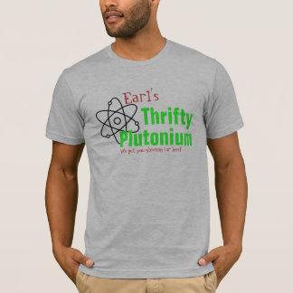 Camiseta nuclear del plutonio de la ciencia