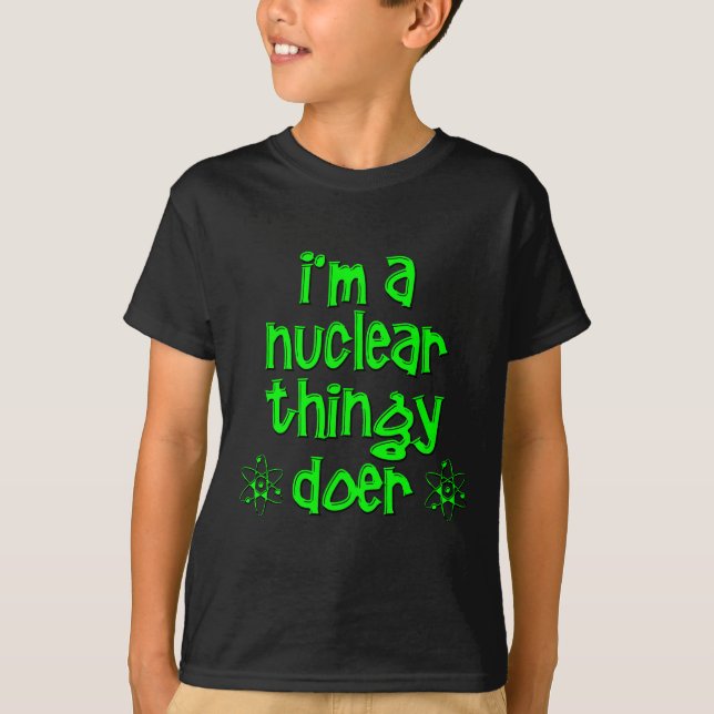 Camiseta nuclear divertido (Anverso)