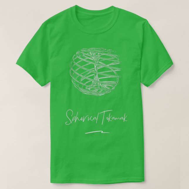 Camiseta Nuclear Fusion 11 Tokamak esférico  (Diseño del anverso)
