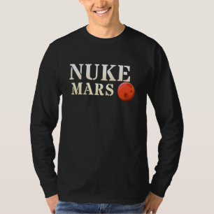 Camiseta Nuclear Marte Planeta Sistema Solar Astronomía Esp