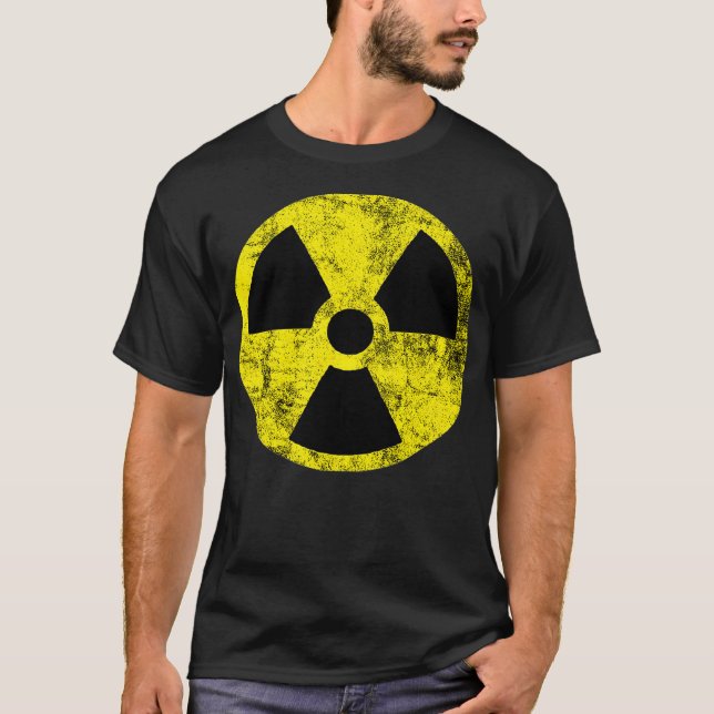 Camiseta Nuclear Radiation Hazard Warning Fallout Symbol Si (Anverso)