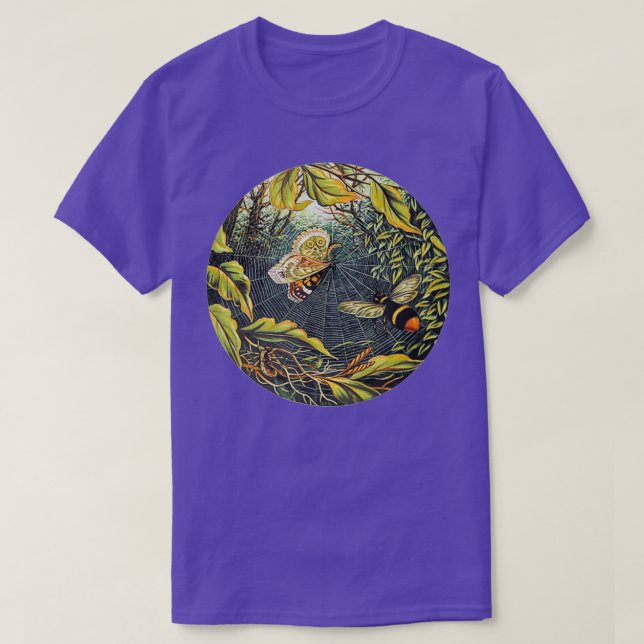 Camiseta Núcleo del núcleo de mariposa de la casa de algodó (Diseño del anverso)