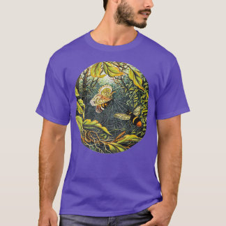 Camiseta Núcleo del núcleo de mariposa de la casa de algodó
