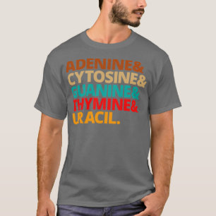 Camiseta Nucleobasas Biología Teacher ADN Biólogo