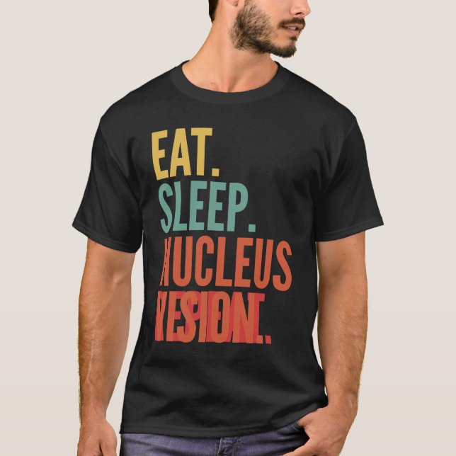 Camiseta Nucleus Vision Crypto Eat Sleep Nucleus Vision Rep (Anverso)