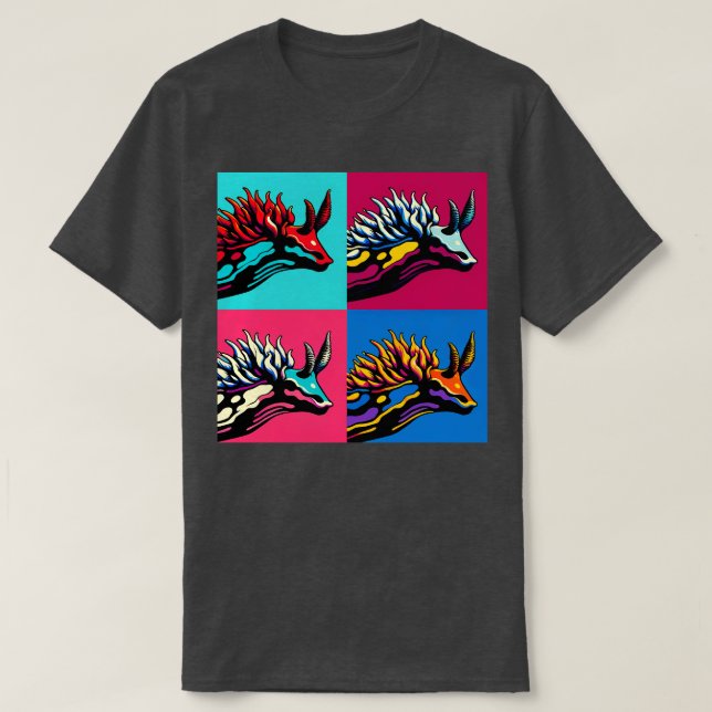 Camiseta Nudiberanch Art Trendy Marine Life (Diseño del anverso)