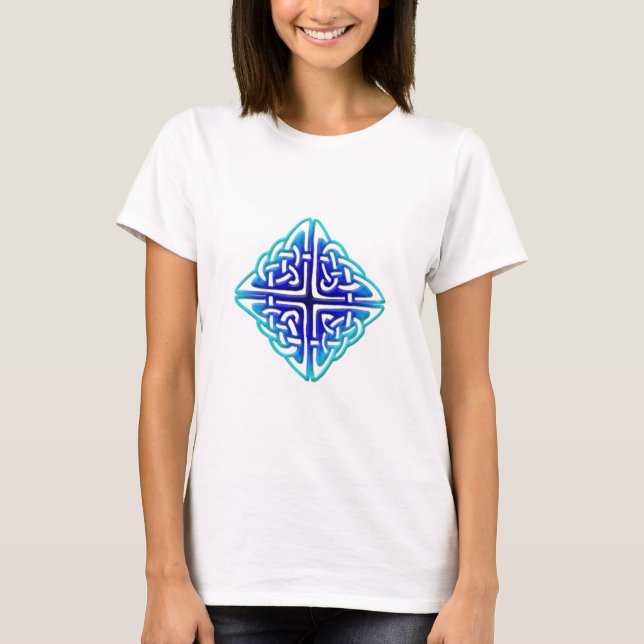 Camiseta Nudo céltico tradicional del diamante (Anverso)