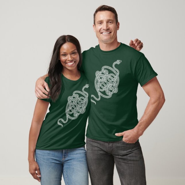 Camiseta Nudo de serpiente [blanco] (Unisexo)