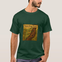 Camiseta Nudo de tres ranas: arte caprichoso de juego de pa