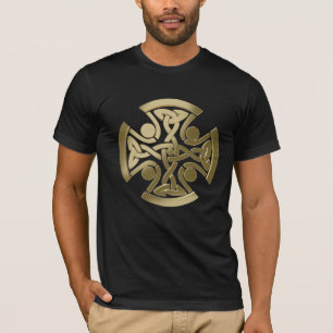 Camiseta nudo dorado celta