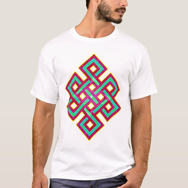 Camiseta Nudo eterno budista (Anverso)