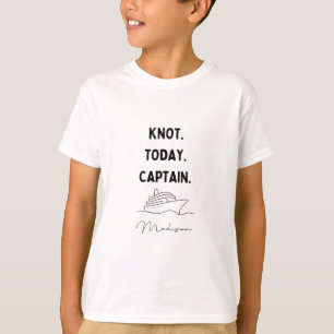 Camiseta Nudo Hoy Capitán Traje De Crucero Madison Wisconsi